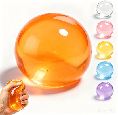 Crystal-Clear Coconut Oil Squeeze Ball