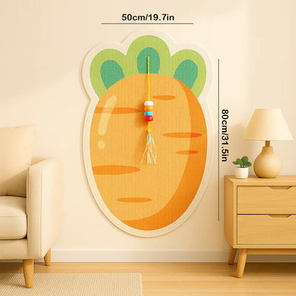 🐱No-Drill Cat Wall Scratcher – Fun & Easy