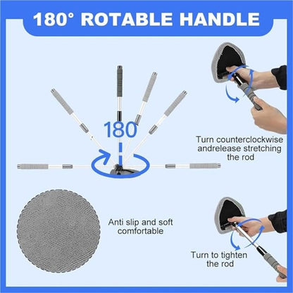 🔥Last day! Tons of freebies!🔥 Rotating Microfiber Window Cleaner