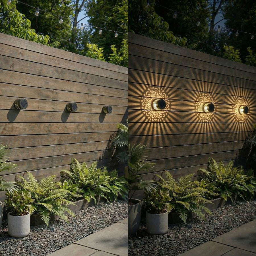 🔥Last Day Sale Buy 2 Get 1 Free $14.99 Each🔥 Decorative Solar Mandala Lights