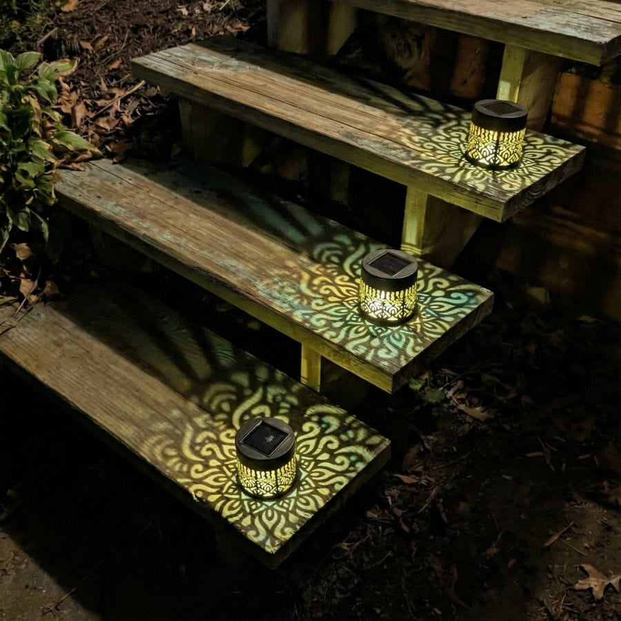 🔥Last Day Sale Buy 2 Get 1 Free $14.99 Each🔥 Decorative Solar Mandala Lights