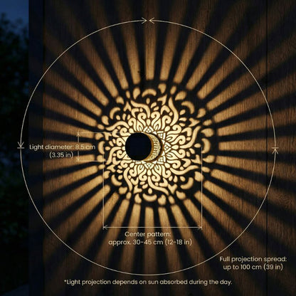 🔥Last Day Sale Buy 2 Get 1 Free $14.99 Each🔥 Decorative Solar Mandala Lights