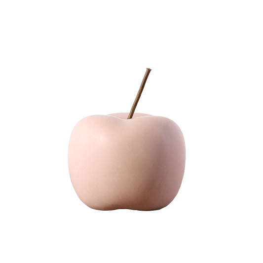 Nordic Apple Decor – Minimalist Ceramic Style Home Accent (Multiple Colors & Sizes)