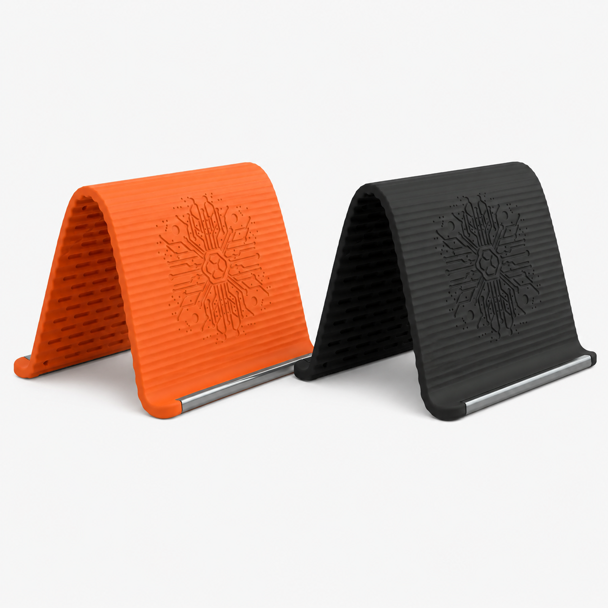Flexible silicon  Phone holder stand, Bendable Rollable Foldable Design
