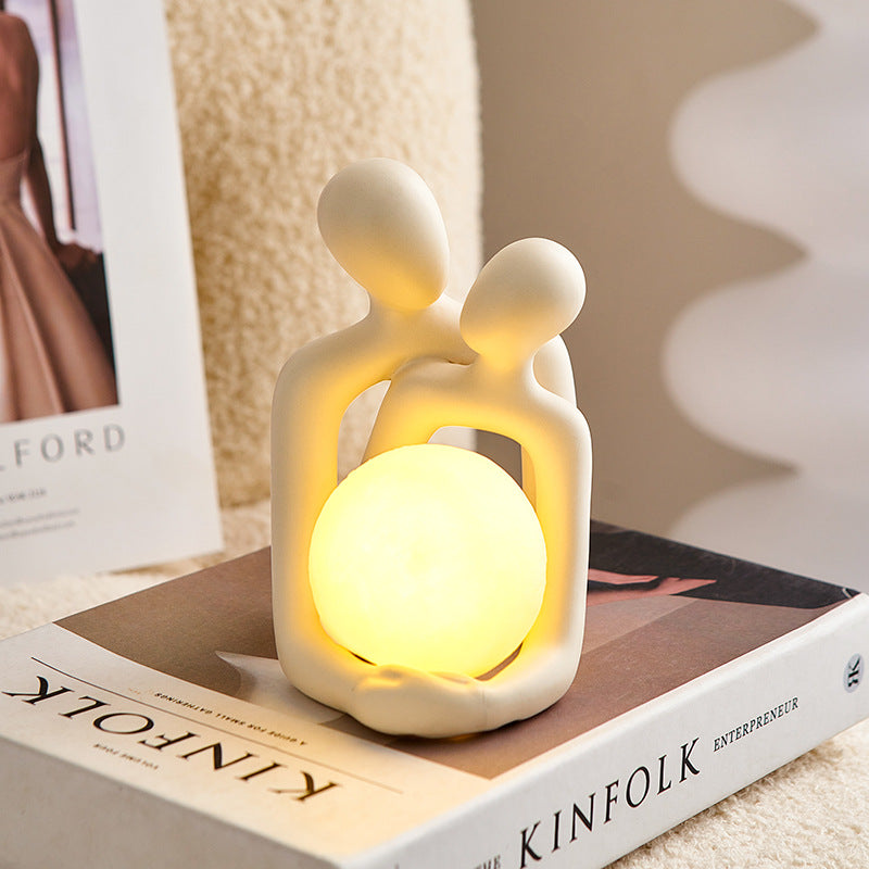 Modern Abstract Human Sculpture – Minimalist Artistic Home Decor Figurine