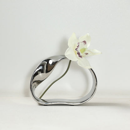 Modern Minimalist Ceramic Vase – Elegant Decorative Home Accent