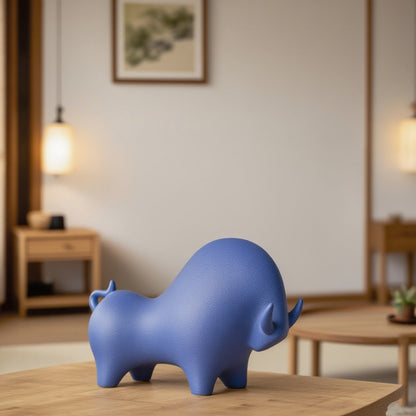 Modern Farm Animal Figurines – Cow & Sheep Decorative Sculptures
