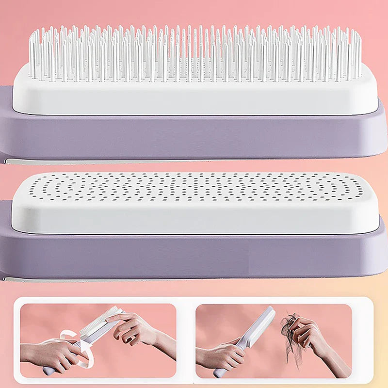🔥Last Day Buy 1 Get 1 FREE $14.99 Each Areevere™ Self Cleaning Hair Brush