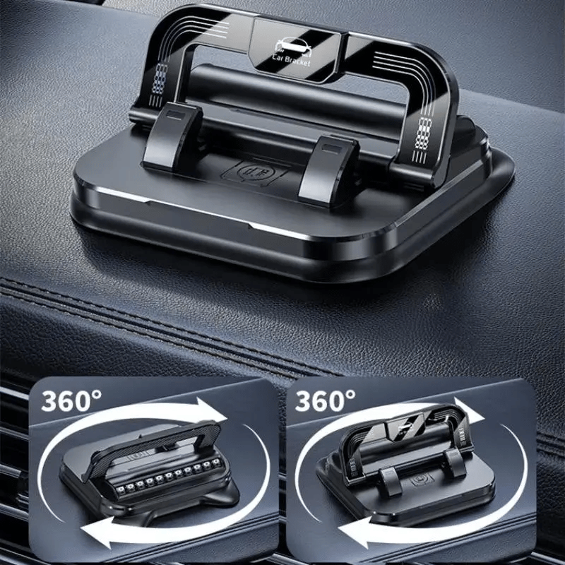 🔥 360° Rotating Dashboard Phone Holder