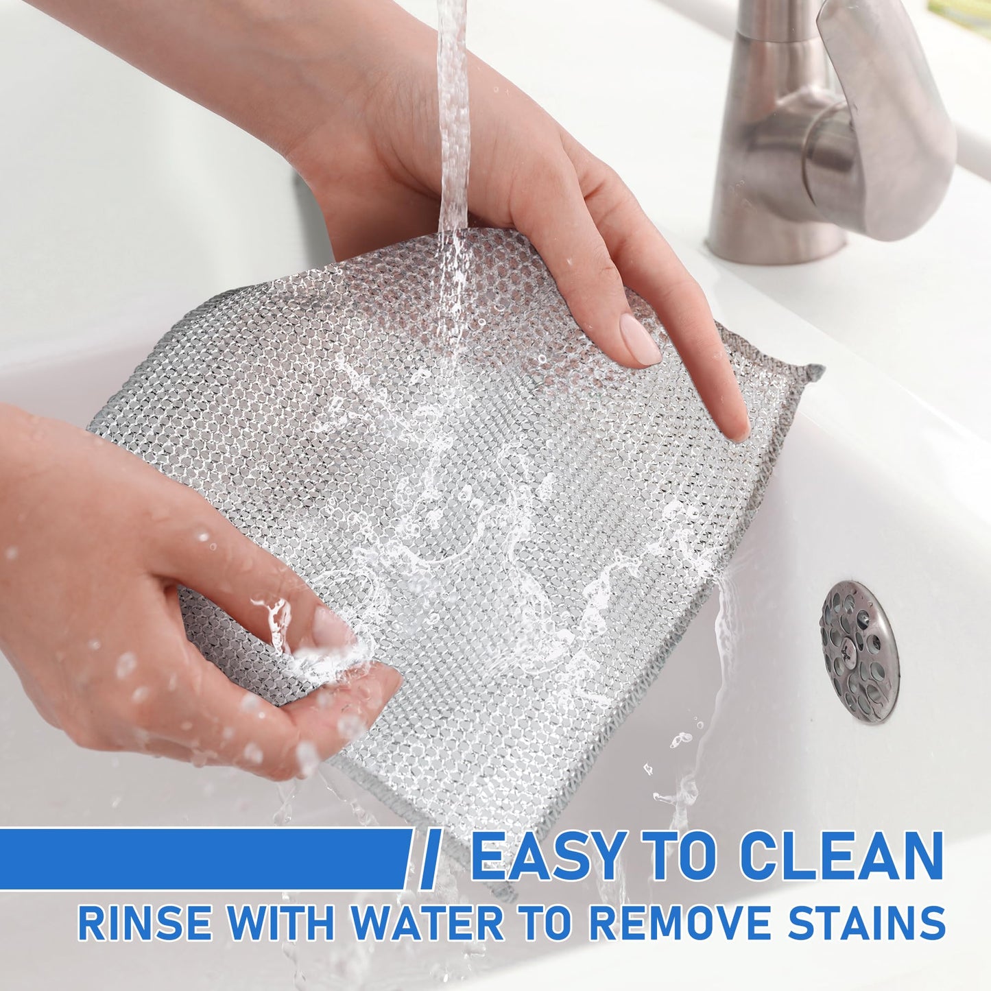 🔥All-Purpose DiamondWeave Cloths – Reusable Scrubber for Non-Stick Pans, Dishes & Counters.Buy a 30-pack for just $0.79 per piece