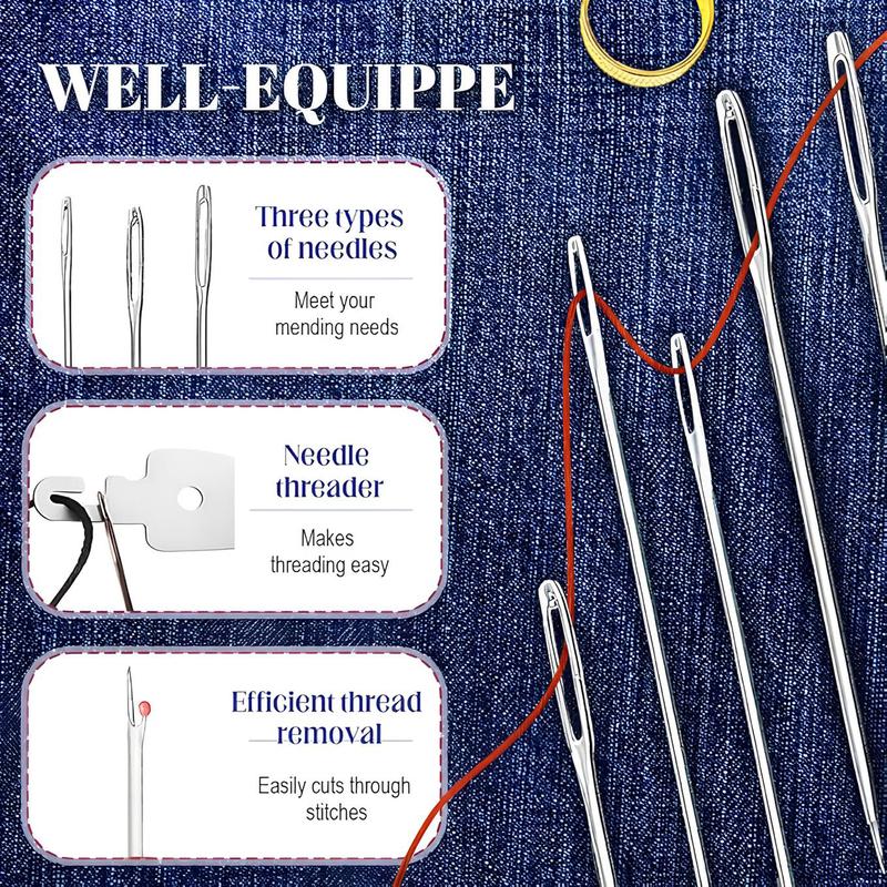 Hot Sale 49% Off 🧵 37Pcs Sewing Tool Set with Big Eye Easy-Thread Needles ✂️