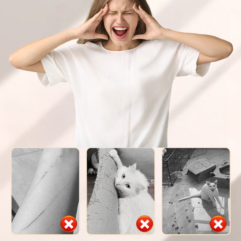 🐱No-Drill Cat Wall Scratcher – Fun & Easy