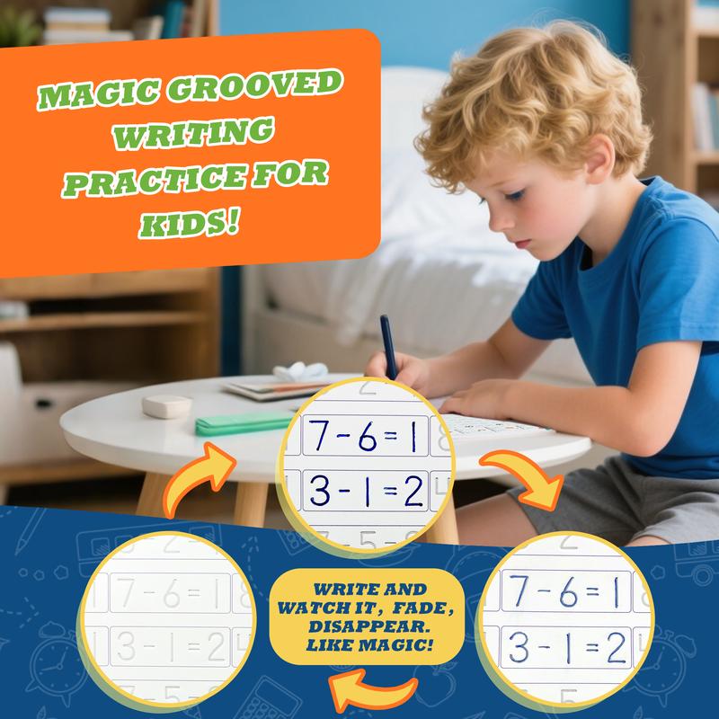 💥LAST DAY SALE 48%OFF💥📚MagicBook | Kids Practice Copybook Set (4Pcs/Set)